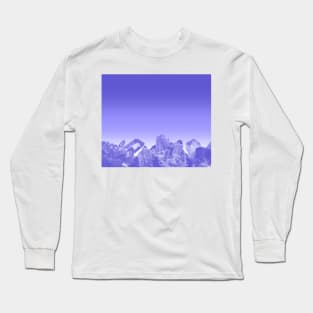 Simple, blue crystals Long Sleeve T-Shirt